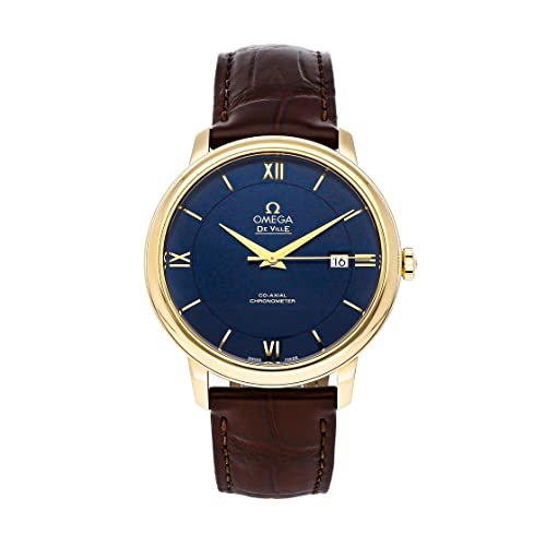 Omega De Ville Prestige Co-Axial Automatic Blue Dial Unisex Watch 424.53.40.20.03.001
