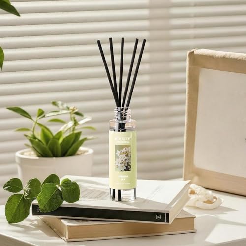 Image of Airkeep Reed Diffuser Oil Refill /Jasmine Lily /3.38 oz / 1 Pack /Air Freshener & Aromatherapy Essential Oil Blend for Home Fragrance - Scented Refill Oil for Bathroom, Bedroom & Home Decor