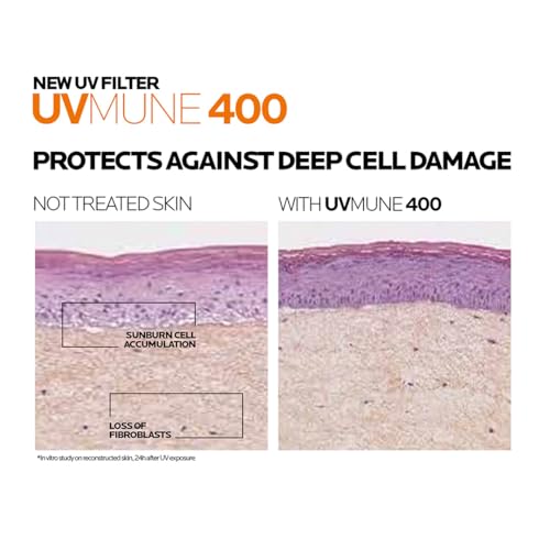 Image of La Roche-Posay Anthelios UVMune400 Invisible Fluid SPF50+ Sunscreen, 15ml (Pack of 2)
