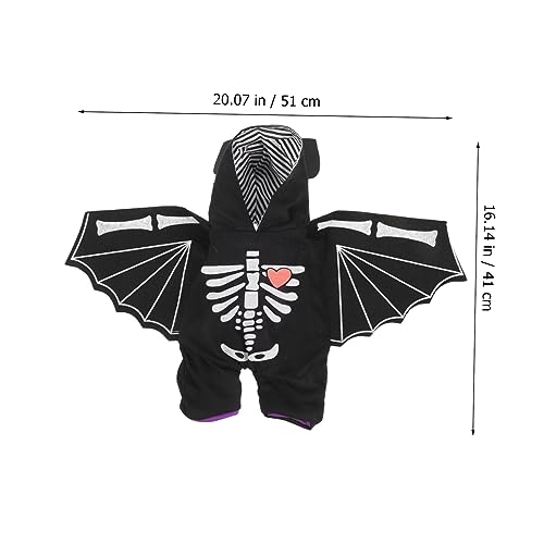 Disfraz para perro Halloween estilo murciélago BESPORTBLE miniatura 4
