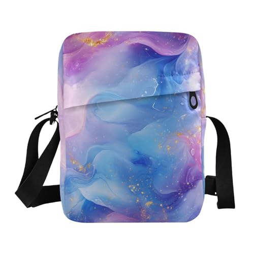 messenger bag for women crossbody Shoulder Crossover Bag Women's Purses Adjustable Strap for outdoor sports outdoor sports- Blue Pink Purple