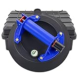 SDRTOP 9 Zoll Saugheber Glassauger Glasheber Vakuumheber Saugnapf Fliesen mit Anzeige für Fenster & Granit Plattenheber Vakuum 700 lbs Tragfähigkeit