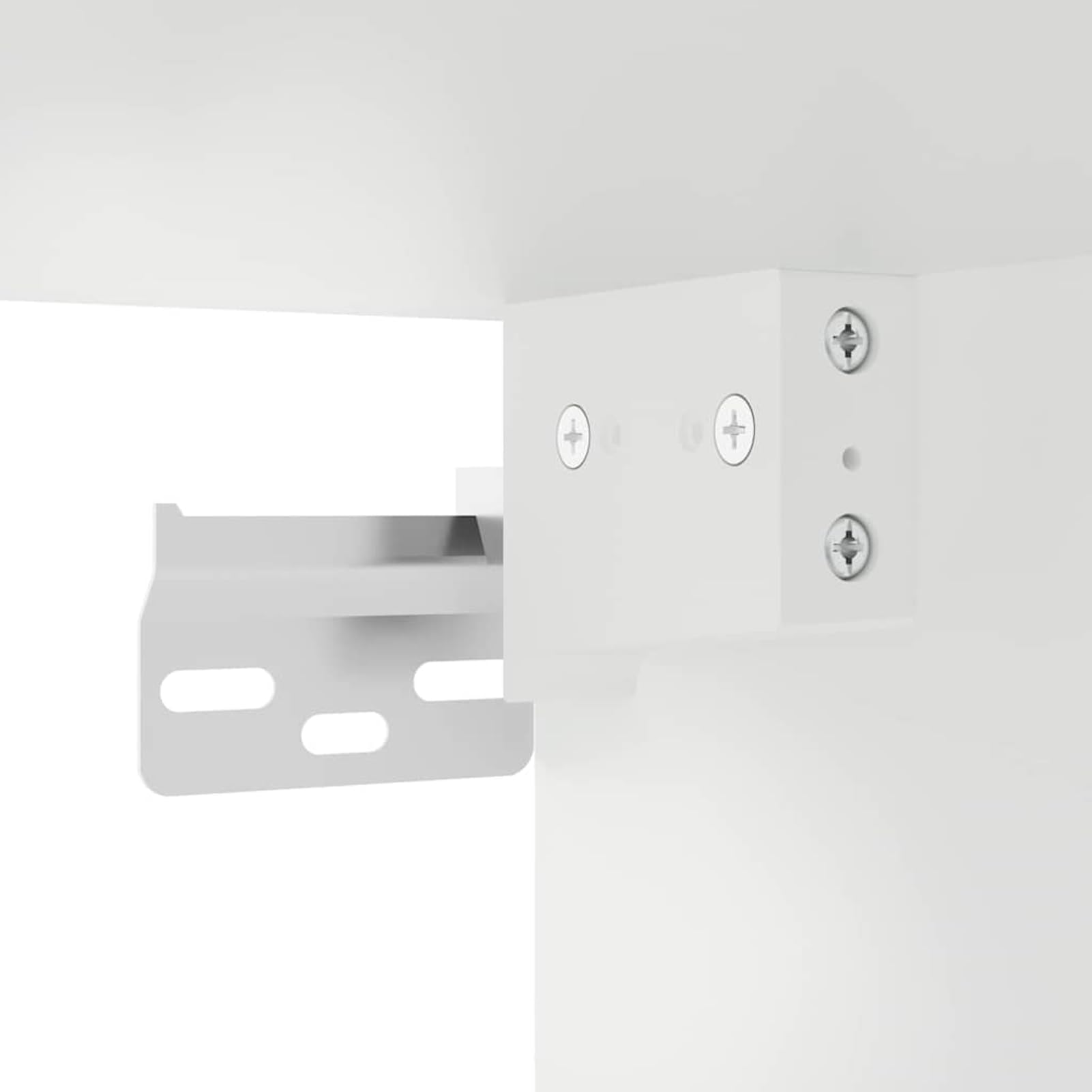 ATOMSTACK MAKER Hängeschrank Küchenregal Weiß, 80x31x80 cm, zweitüriger Wandhängeschrank aus Holzwerkstoff mit großem Stauraum – modern, minimalistisch, für ordentliche Küchenorganisation