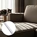 YHomU 2 Pcs Clear Thick Vinyl Cat Scratch Protector 17.7 in X 16.4 Ft, Ideal for Furniture Protection, Tape for Sofas, Tables, Chairs, and Doors