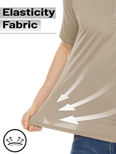 Tacvasen Mens Polo Shirts Short Sleeve Polyester Shirt Soft Comfort Golf Shirt Quick-Dry Paintball Top Athletic Polo Shirt For Men #TOP3