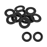 Osilly 12PCS Car Oil Drain Plug Gasket, M12 Rubber Vehicle Engine Oil Pan Crush Washer Seal, Automotive Drain Plug Sealing Gasket Replaces 12616850, Compatible with G6 Vue Regal Outlook