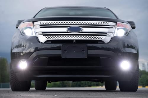 Luces LED antiniebla blancas Xenon iJDMTOY para autos miniatura 5