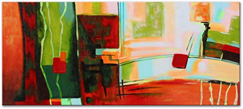 YS-Art Quadro Dipinto con Colori acrilici Graffiti...