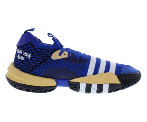Image of adidas SM Trae 2 Unisex Shoes Size 8, Color: Royal Blue /Cloud White /Jet Black-Blue
