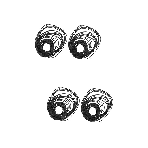 BELLIFFY 4packs Cassette Recorder Rubber Belt Durable Replacement for Audio Equipment Maintenance for DVD Cd and Tape Recorders High Elasticity Excellent Wear Resistance