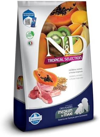N&D Tropical para Cães Filhotes de Raças Médias e Grandes Sabor C...