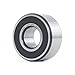 XIKE 2 Pcs 3204-2RS/5204-2RS Sealed Angular Contact Ball Bearing 20x47x20.6mm Double Row, Fits DIY/CNC/Motor/Auto A/C, Water Pump/Industry/Agriculture/Engineering/Textile/Garden Machinery.