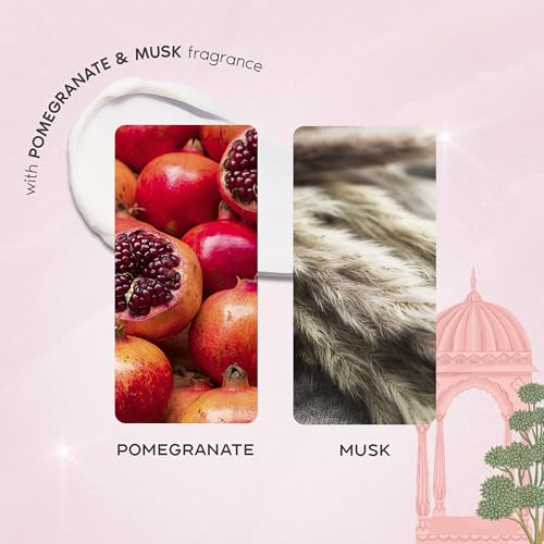 Image of Nykaa Wanderlust Jaipur Royal Pink Moisturising Body Lotion, 300 ml | Tuberose and Red fruits Perfume | Lightweight, Long-Lasting Hydration | Vegan, Paraben-Free I | Suitable for All Skin Types | 300 ml, Lightweight, Long-Lasting Hydration, Vegan, Paraben-Free