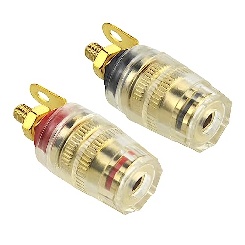 10 conectores banana 4mm para altavoces miniatura 6