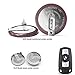 (2 Pack) Remote Key Fob Battery for BMW Remote Smart Shell Smart VL2020 (2006-2014) 1 3 5 6 Series, M3 M5 M6 X5, X6, Z4 E39 E46 E60 KR55WK49123 KR55WK49127 with Instructions (Without Comfort Access)