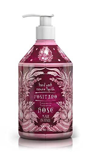 Rudy Profumi Maioliche - Positano Rose Sapone Liquido, 500ml