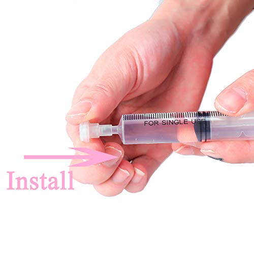 Image of 5 Packs 10ml Plastic Measuring Syringe With 5 Injector Kit, No Needle Perfume Dispenser Pump Perfume Refill Tool Perfume Decanting Supplies for Travel Empty Perfume Bottles