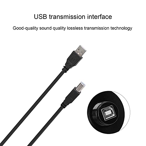 Ejoyous USB Mikrofon, Höhenverstellbar 360° Verstellbar Microphones Computer Mikrofon mit iOS und Typ-C-Adapter für… – Bild 6