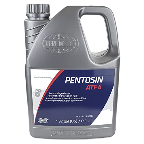 Pentosin 1058207 ATF 6 Long-Life Fully Synthetic Automatic Transmission Fluid for Select Aston Martin, Audi, Bentley, Jaguar, Land Rover, Maserati, Rolls Royce - 5 Liter Jug