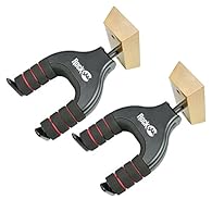 Secure and Stylish: The RockJam guitar wall hangers provide a safe and attractive way to store your guitars, suitable for electric and acoustic models. Easy Installation: Designed for simple setup, these guitar wall mounts come with all necessary har...
