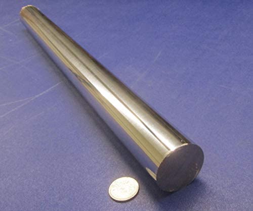 Chrome Plated 1045 Carbon Steel Shaft 2.00" (2") Diameter x 24" Long 1 pc