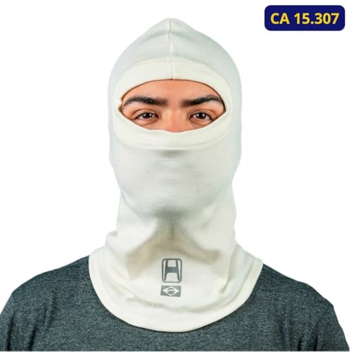 Capuz Balaclava Aramida Até 250°c Hércules Hj 660 Bombeiro Ca 15307 Cor Bege