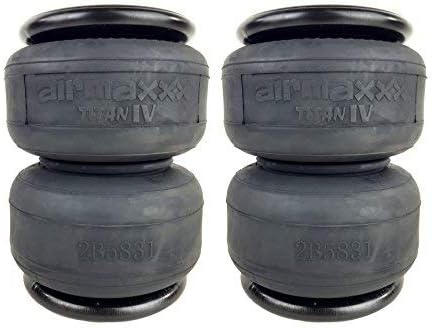 airmaxxx No Drill Air Suspension Bag Helper Springs Kit Fits 2011-18 Silverado 8 Lug Truck