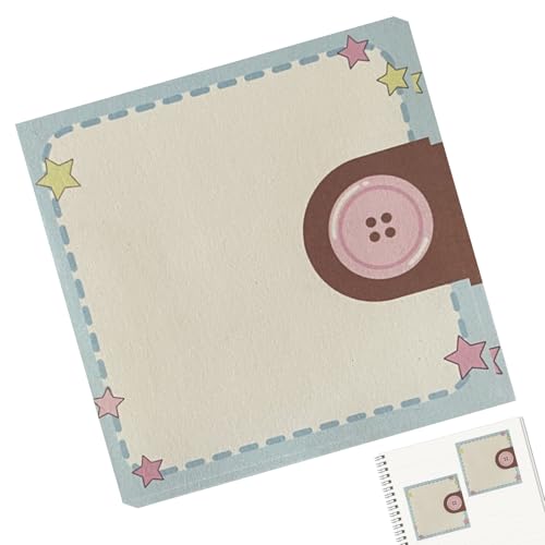 Genérico Memo Pad, 50 Sheets Scratch Pads Writing, 2.95x2.95 Inches Compact Design Cute No Adhesive Stationery Note Pads for Desk Decoration, Home, Classroom, Library, Students and Notes