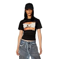 Diesel T-regs-n3 Camiseta, 9xx-0hera, L para Mujer