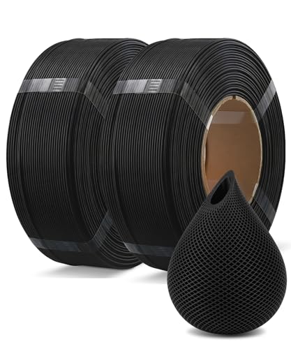 Image of OVERTURE 2 Pack 1kg High Speed Refill PLA Filament, Black*2