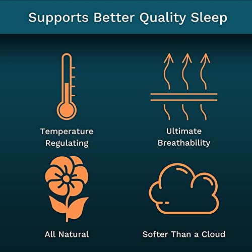 Olive + Crate Tencel Pillowcase And Sheet Sets Cooling Eucalyptus Sheets - Silkensoft European That Are Cooling For Hot Sleepers With Deep Pocket Fitted Sheets - Moisture Wicking For Night Sweats #TOP1