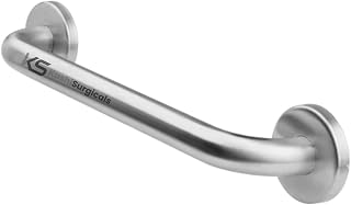 KS 100% Stainless Steel 304 Heavy Duty Grab bar for Bathroom handrailing and Safety Handle for Elderly- 12 inches (Pack of 1)