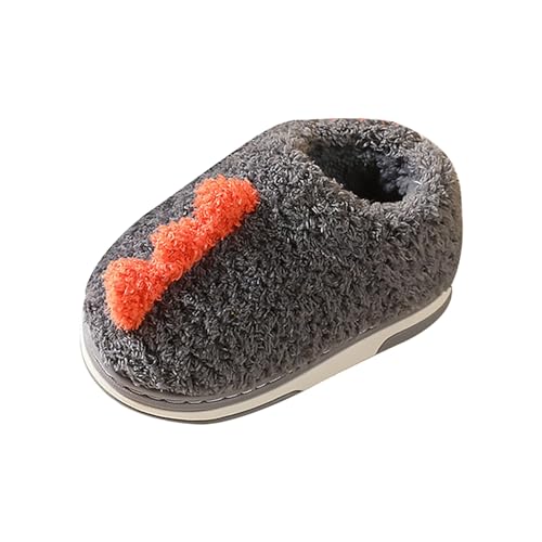 Baby Girl Shoes Toddler Animal House Slippers for Girls Boys Winter Fuzzy Shoes Kids Infant Barefoot Shoes Warm Walking