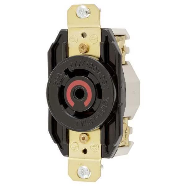 20A Twist-Lock Receptacle 4P 5W 277/480VAC L22-20R BK