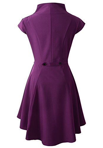 Womens Gothic Steampunk Tail Vamp Long Victorian Waterfall Waistcoat Jacket Top2