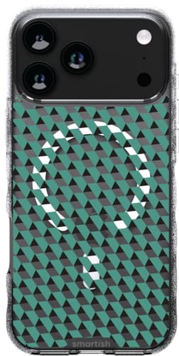 Smartish® iPhone 18 Pro Max/17 Pro Max MagSafe Clear Case - Gripmunk [Slim + Clear] - Out of Shape - Drop Tested 6FT - Wireless Charging - Geometric Design - Hexagon Pattern