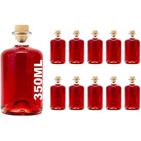 Botellas de cristal de 350 ml con corcho (10 unidades) Cover