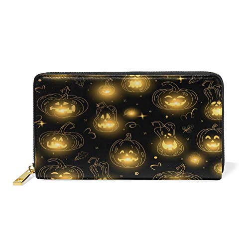 Preisvergleich Produktbild XCNGG Halloween Fledermaus Schloss Leder Geldbörse Nettes Mädchen Reißverschluss Clutch Geldbörse