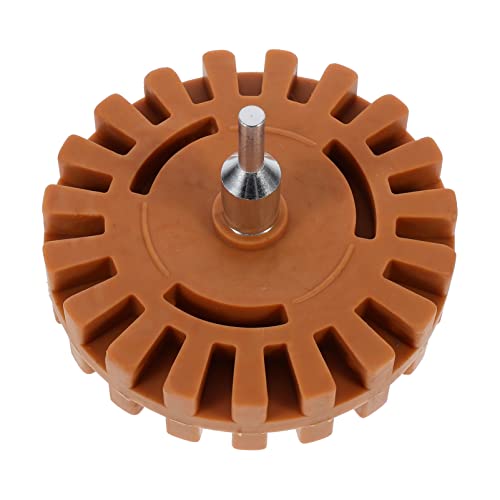 Holibanna Wheel Decal Remover Kit Drill Adapter Efficient Adhesive Sticker Eraser Tool for Trucks and Material for Quick Decal Removal