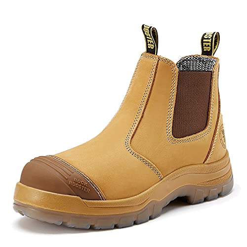 ROCKROOSTER Gammon Work Boots for Men, 6