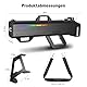 Telbum Nebelmaschine 1500W Party Gun mit 6 LEDs, Handheld Nebelmaschine mit Ständer/Gurt Dual Use, Timerfunktion, Fog Machine für Halloween Party, DJ Disco Bühne Hochzeit
