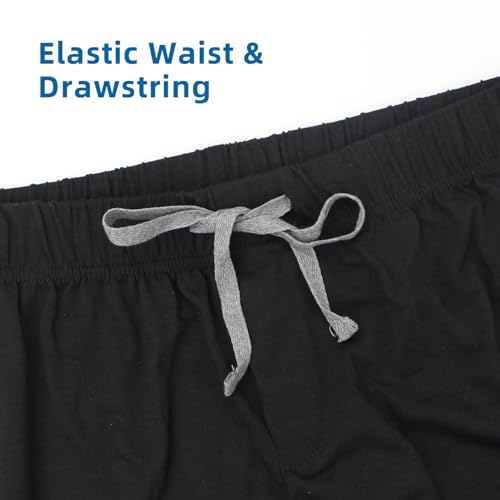 Mens Yoga Sweatpants Athletic Lounge Pants Lightweight Elastic Waist Jogger Pajamas Casual Pants with Pockets4