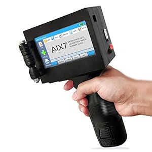 Draagbare inkjetprinter, intelligent, 600 dpi, High Definition, draagbare printer voor handelsmerken, logo, bar, code…