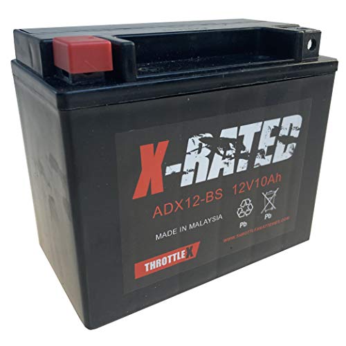 Throttlex Batteries ADX12-BS AGM Replacement Power Sport Battery