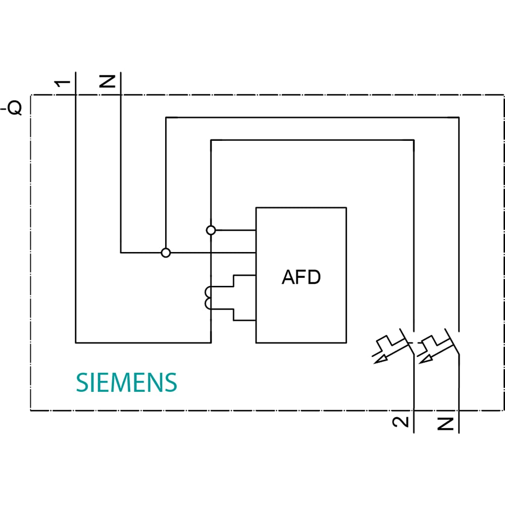 Siemens 5SV60166KK17 Brandschutzschalter-LS-Kombi AFDD/LS 6kA B16 1P+N 230V kompakt