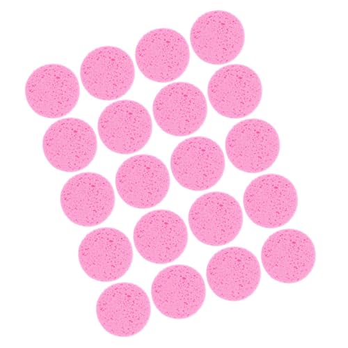 Healeved 20 pezzi Dischetti Struccanti in Cellulosa Legno Morbidi e Rotondi Tamponi Detergenti per Pulizia Profonda e Rimozione Donne
