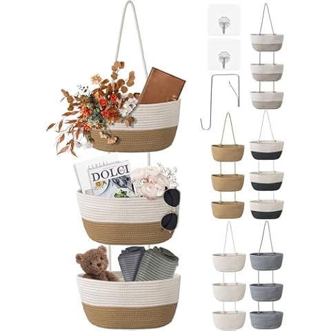 wymulot 3 Tier Hanging Basket Cover