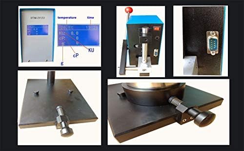 Stormer Viscosity Meter Tester Digital Rotary Viscometer with Range 40.2 to 141.0KU Accuracy 2.00% Temperature Value Ku Value g Value CP Value Time Value