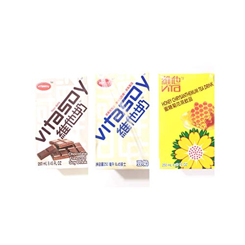 Vita Combo pack: 6 Honey Chrysanthemum, 6 Soy milk, 6