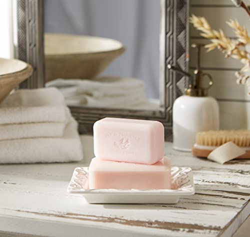 Image of Pre de Provence Artisanal Soap Bar, Enriched with Organic Shea Butter, Natural French Skincare, Quad Milled for Rich Smooth Lather, 8.8 Ounce, Lily Of The Valley